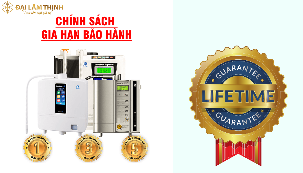 chính sách bảo hành máy lọc nước kangen